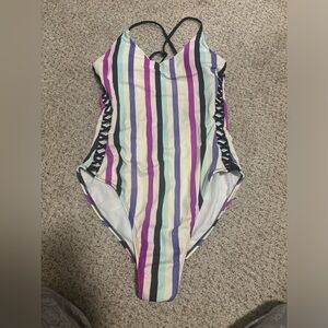 Stripped Swim Suit